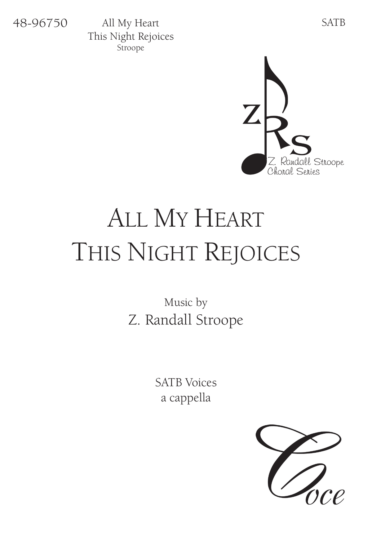 All My Heart This Night Rejoices